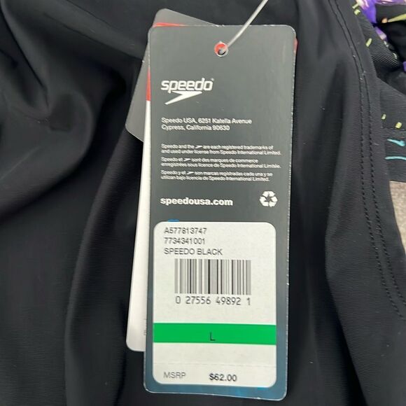 Speedo Women’s Floral Swim Top Tankini - Picture 8 of 8